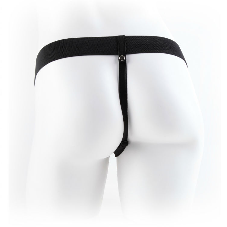 Strap-On Cavo Vibrante con Sfere 27,9 cm — Fetish Fantasy