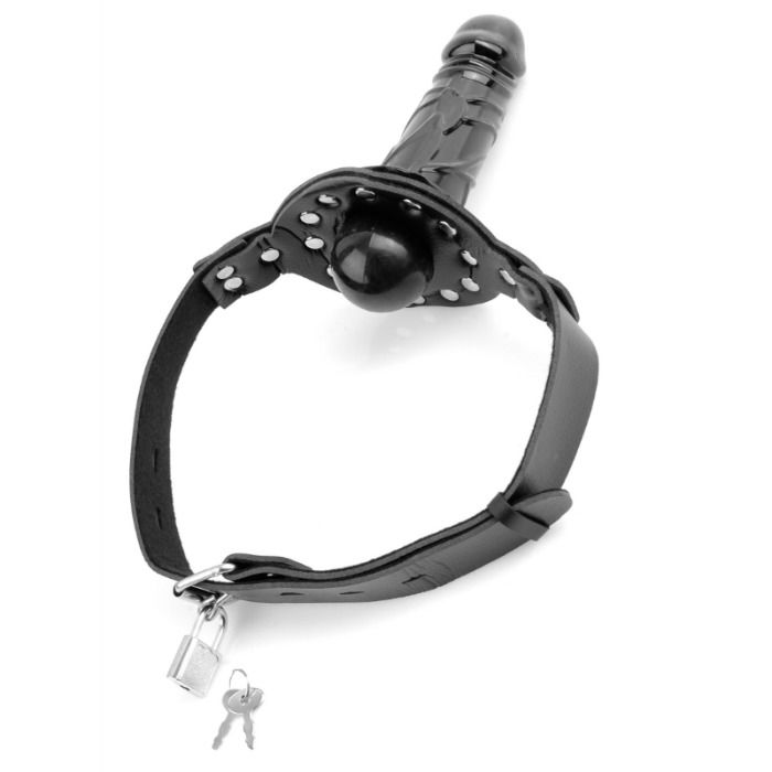 Ball Gag Deluxe con Dildo — Fetish Fantasy