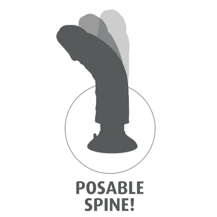 King Cock Vibrante 17,7 cm Naturale — Pipedream