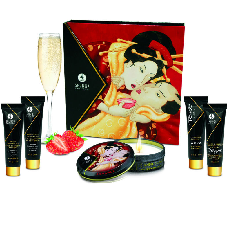 Kit Segreto Geisha Fragole e Cava — Shunga