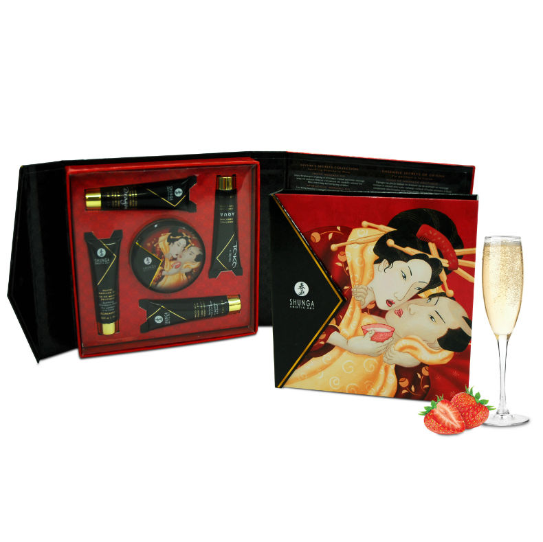 Kit Segreto Geisha Fragole e Cava — Shunga