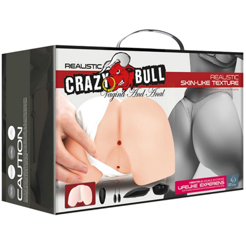 Busto Realistico Posizione 4 con Vibrazione — Crazy Bull
