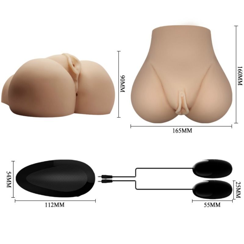 Busto Realistico Posizione 7 con Vibrazione — Crazy Bull