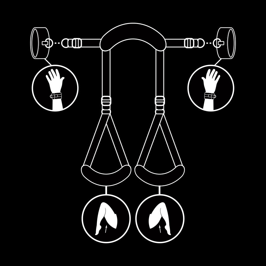 Posizione Gambe Aperte — Fetish Submissive