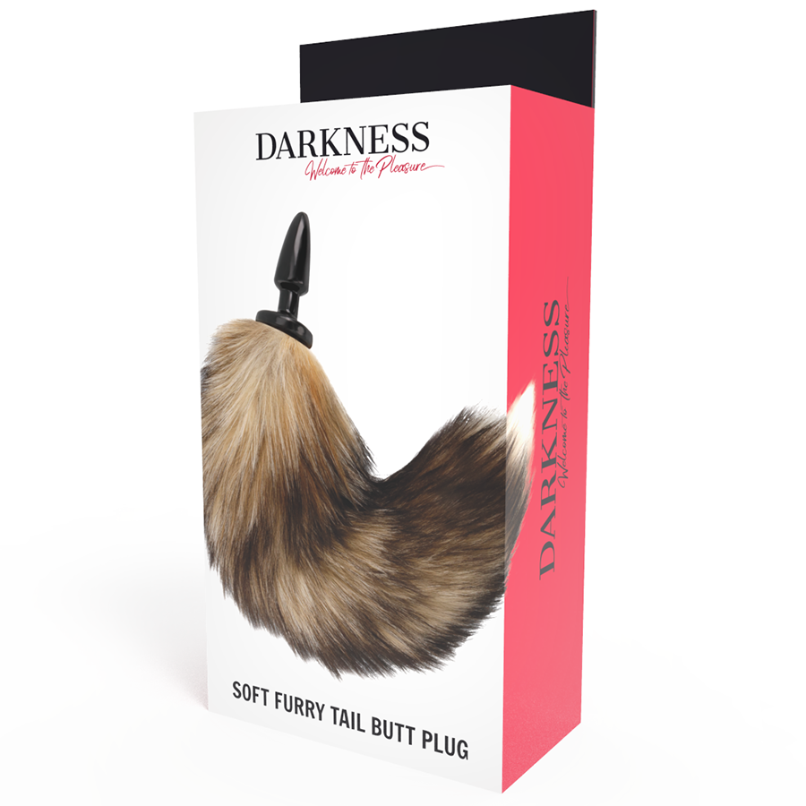 Coda Naturale con Plug Anale — Darkness