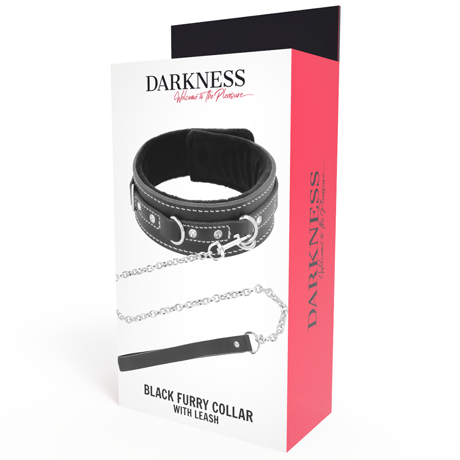 Collare posturale con guinzaglio a catena — Darkness