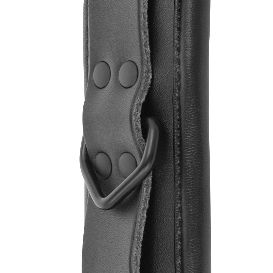 Manette regolabili in ecopelle nera — Darkness