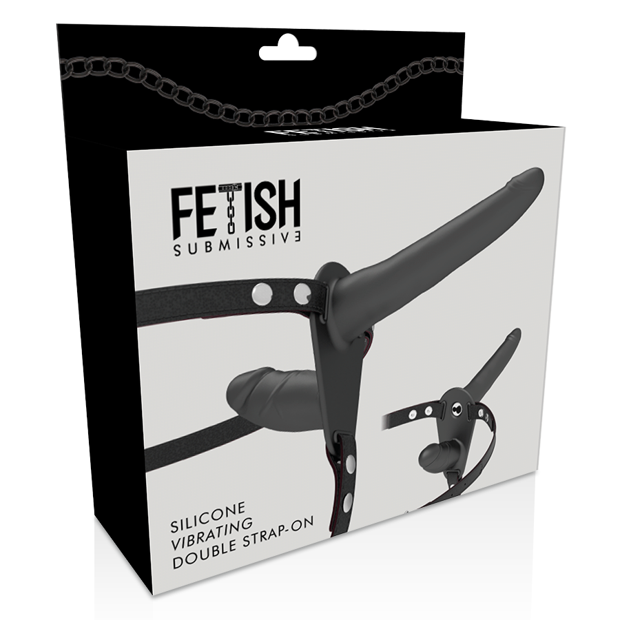 Harness a Doppia Penetrazione Nero — Fetish Submissive