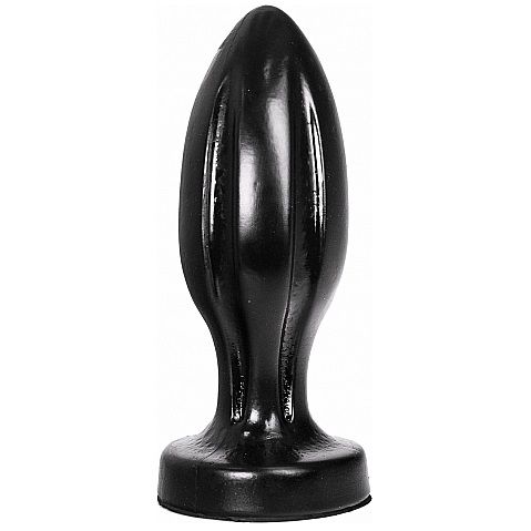 Plug 21 cm con scanalature — All Black