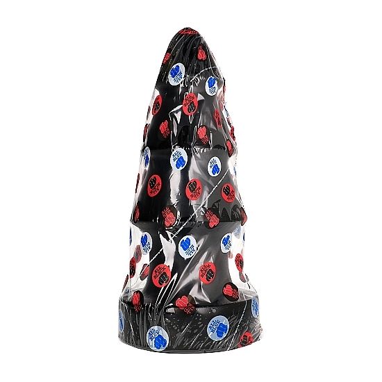 Plug Anale a Scalini 40 cm — All Black