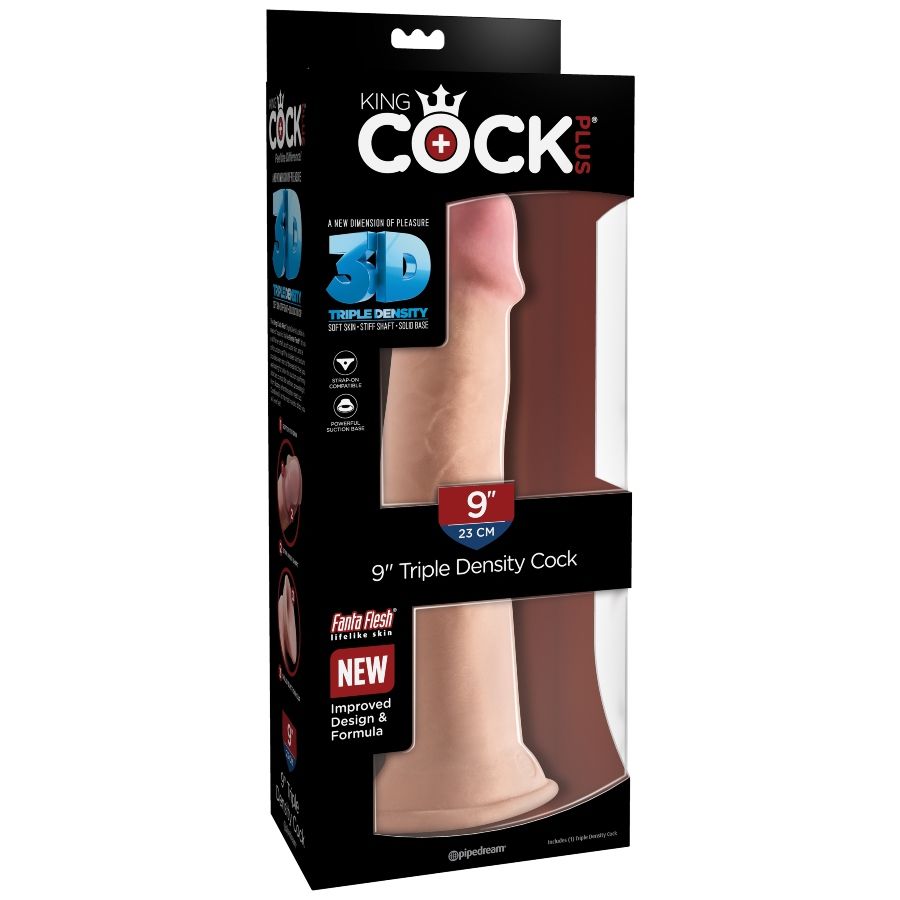 King Cock Plus 22,9 cm Triple Density — King Cock