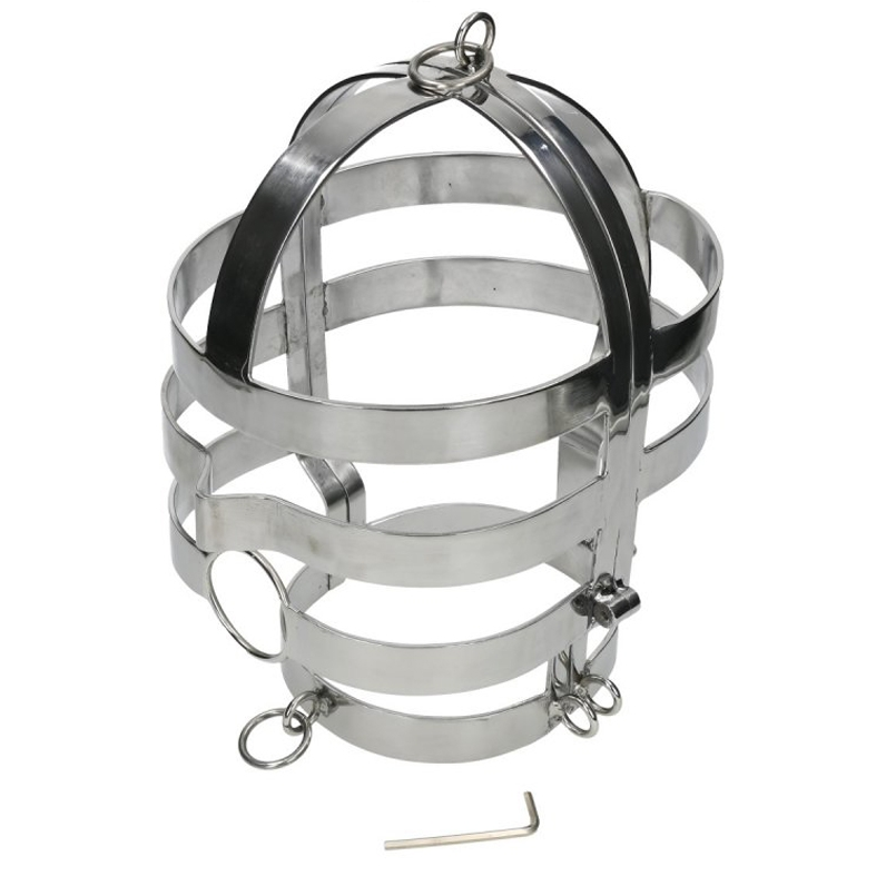 Maschera con collare in acciaio — Metal Hard