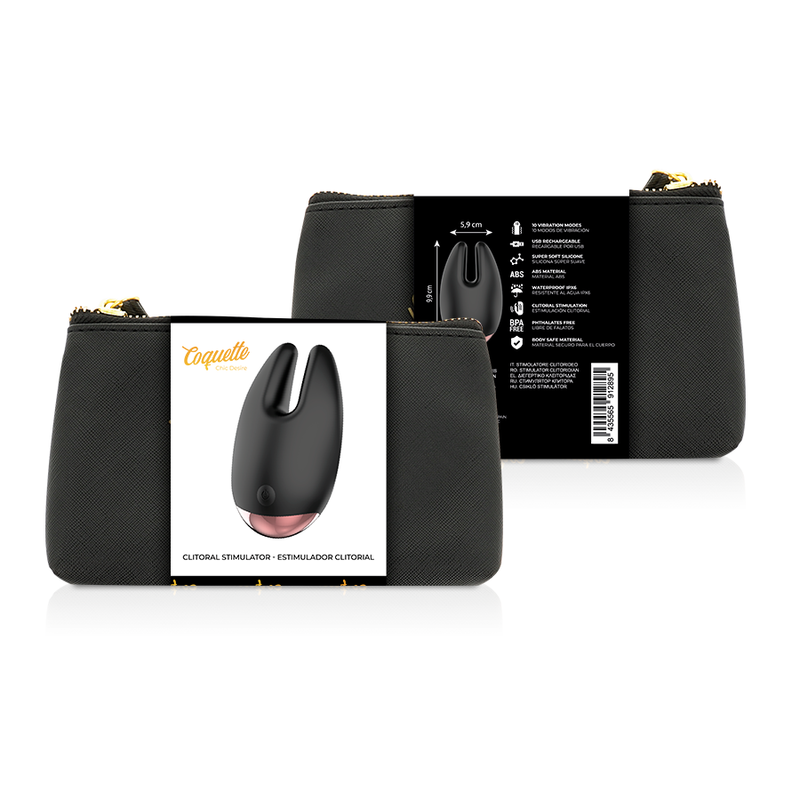 Stimolatore clitorideo biforcato — Coquette Chic Desire®