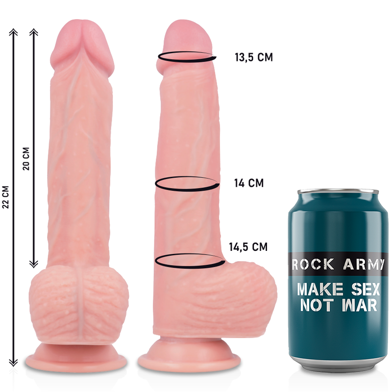 Dildo realistico vibrante Hawk — Rockarmy