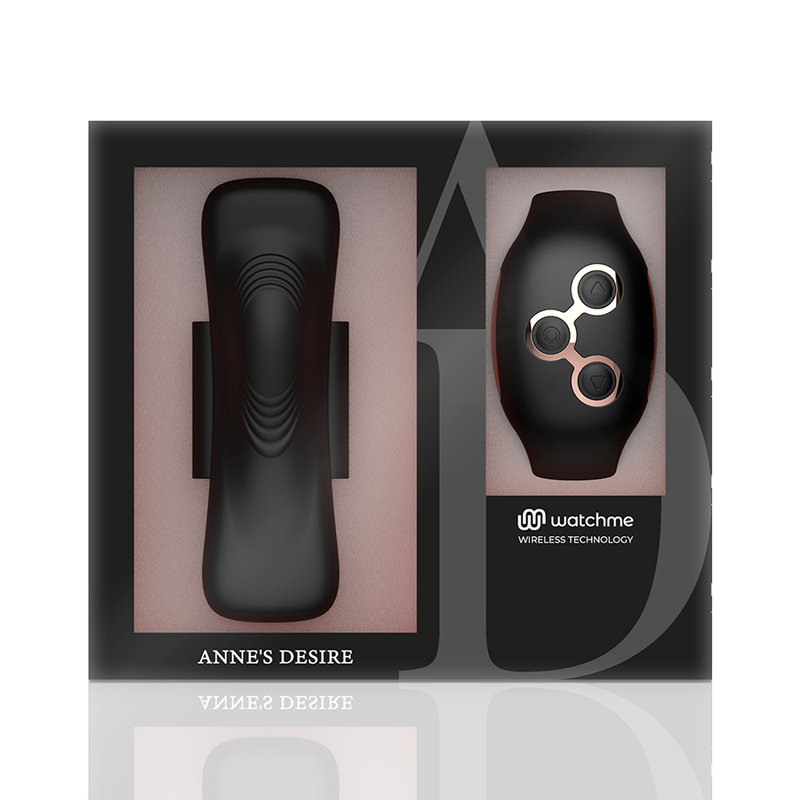 Panty Pleasure WATCHME Nero/Oro — Anne’s Desire