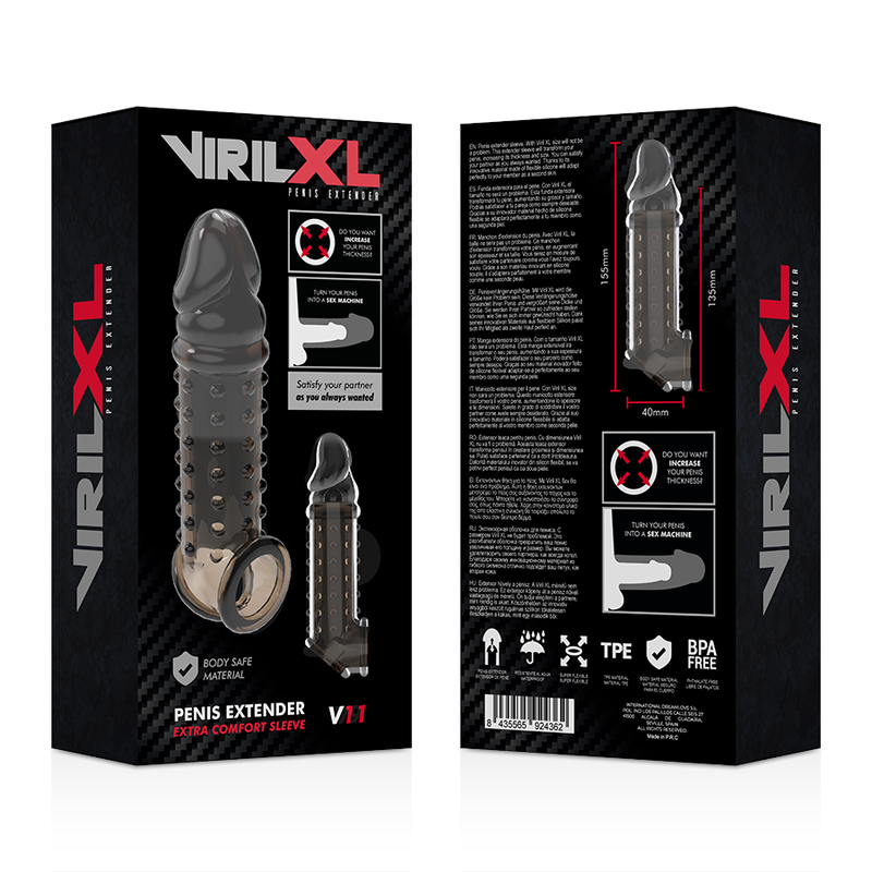 Estensione e guaina V11 nero — VirilXL