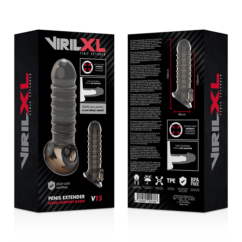 Estensione e guaina V15 nero — VirilXL