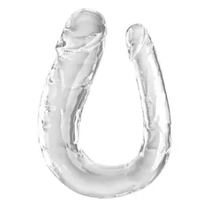 King Cock Clear Double Trouble 44 cm — Pipedream