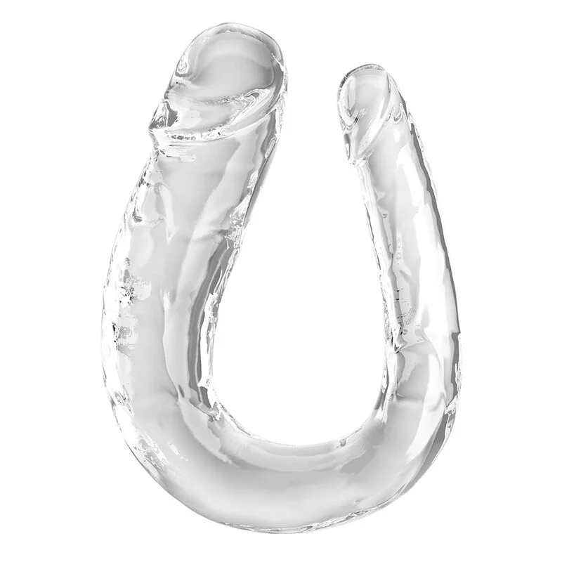 King Cock Clear Double Trouble 44 cm — Pipedream