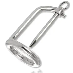 Anello per glande con plug uretrale — Metal Hard