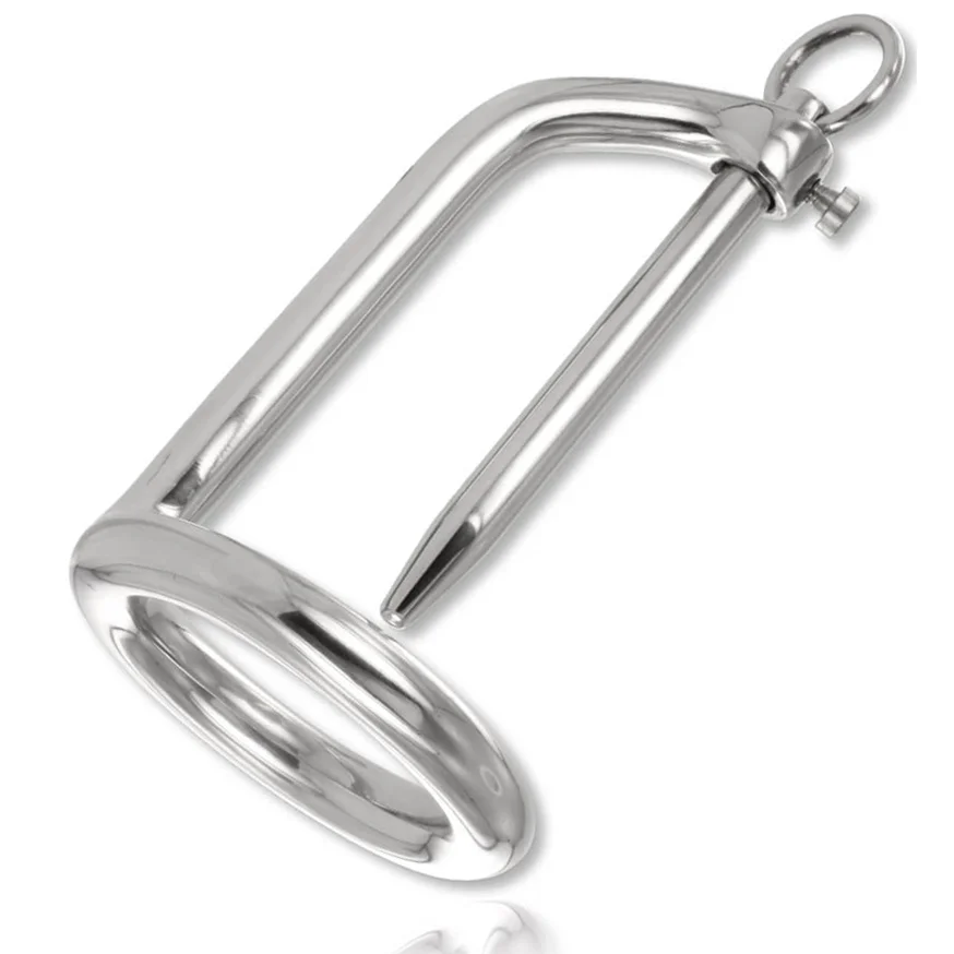 Anello per glande con plug uretrale — Metal Hard