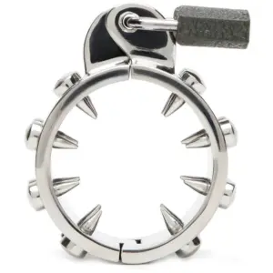 Anello di Castità con Punte — Metal Hard