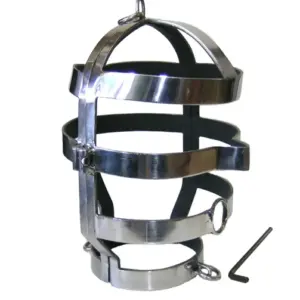 Maschera con collare in acciaio — Metal Hard