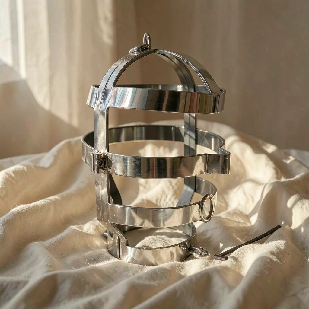 Maschera con collare in acciaio — Metal Hard
