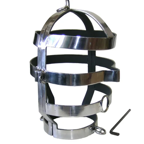 Maschera con collare in acciaio — Metal Hard