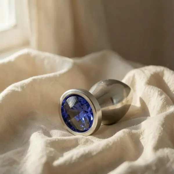 Plug Anale in Alluminio con Cristallo — Metal Hard