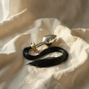 Plug Anale con Coda — Metal Hard