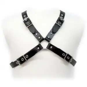 Imbracatura con fibbia nera — Leather Body