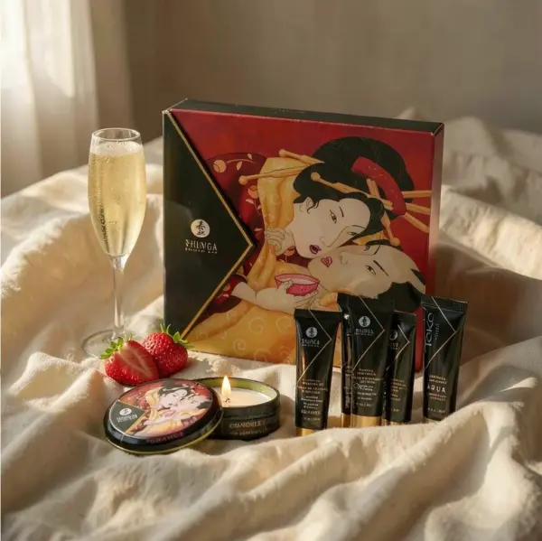 Kit Segreto Geisha Fragole e Cava — Shunga
