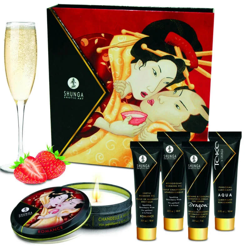 Kit Segreto Geisha Fragole e Cava — Shunga