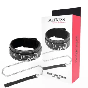 Collare posturale con guinzaglio a catena — Darkness