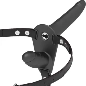 Harness a Doppia Penetrazione Nero — Fetish Submissive