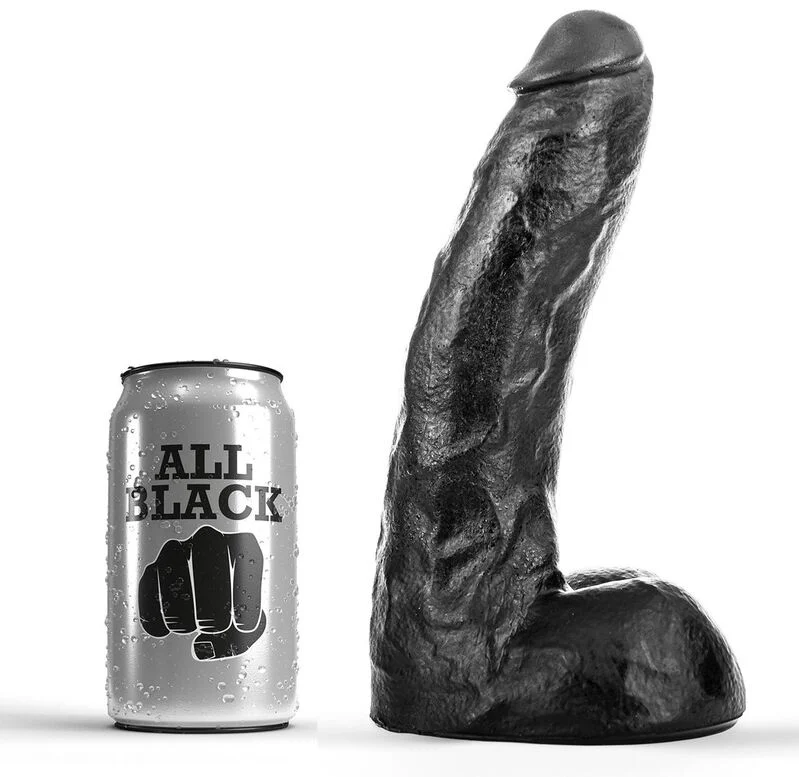 Dong morbido 22 cm — All Black