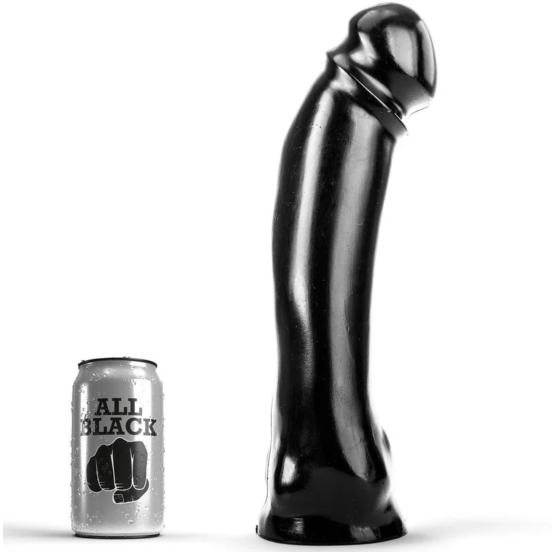 Dong dritto 33 cm — All Black