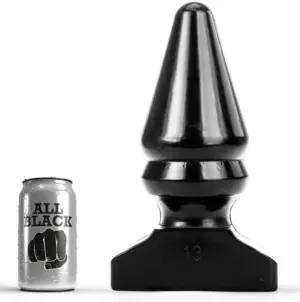 Plug Anale Conico 28,5 cm — All Black