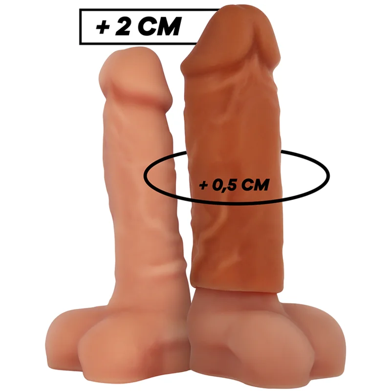 Estensione in silicone V3 marrone — VirilXL