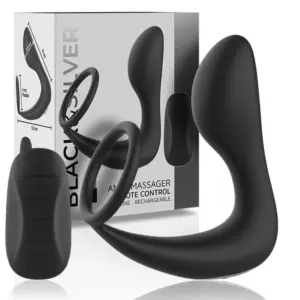 Anal Massage Ring — Black&Silver™
