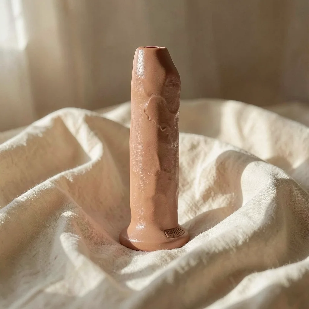 King Cock Uncut 17.8 cm Caramello — Pipedream