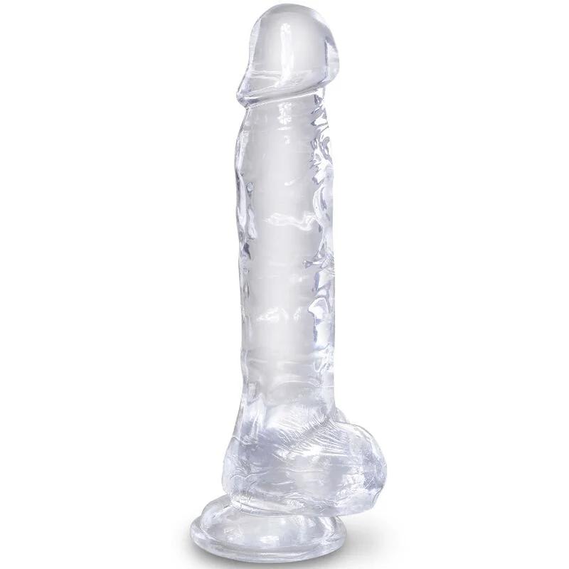 King Cock Clear 16,5 cm Trasparente con Sfere — Pipedream