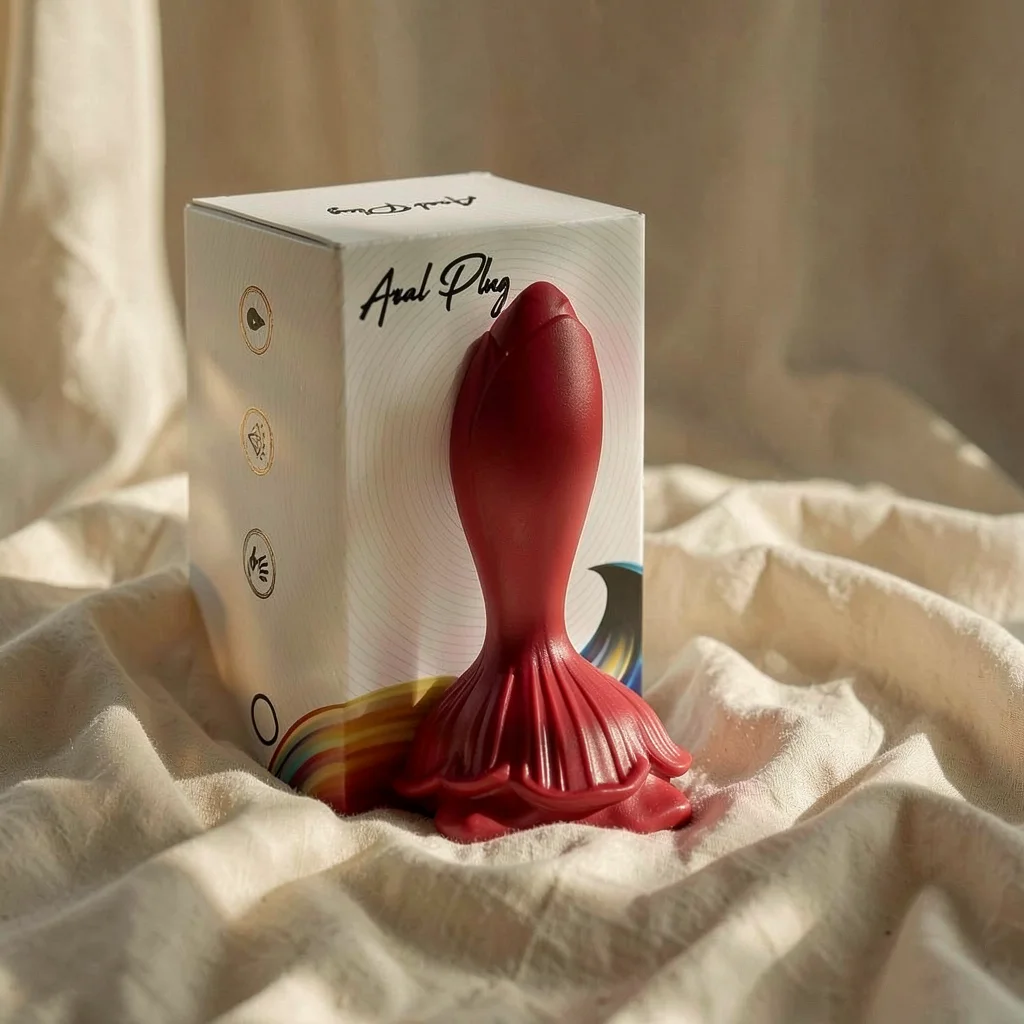 Vibratore rosa e plug anale con telecomando — Armony
