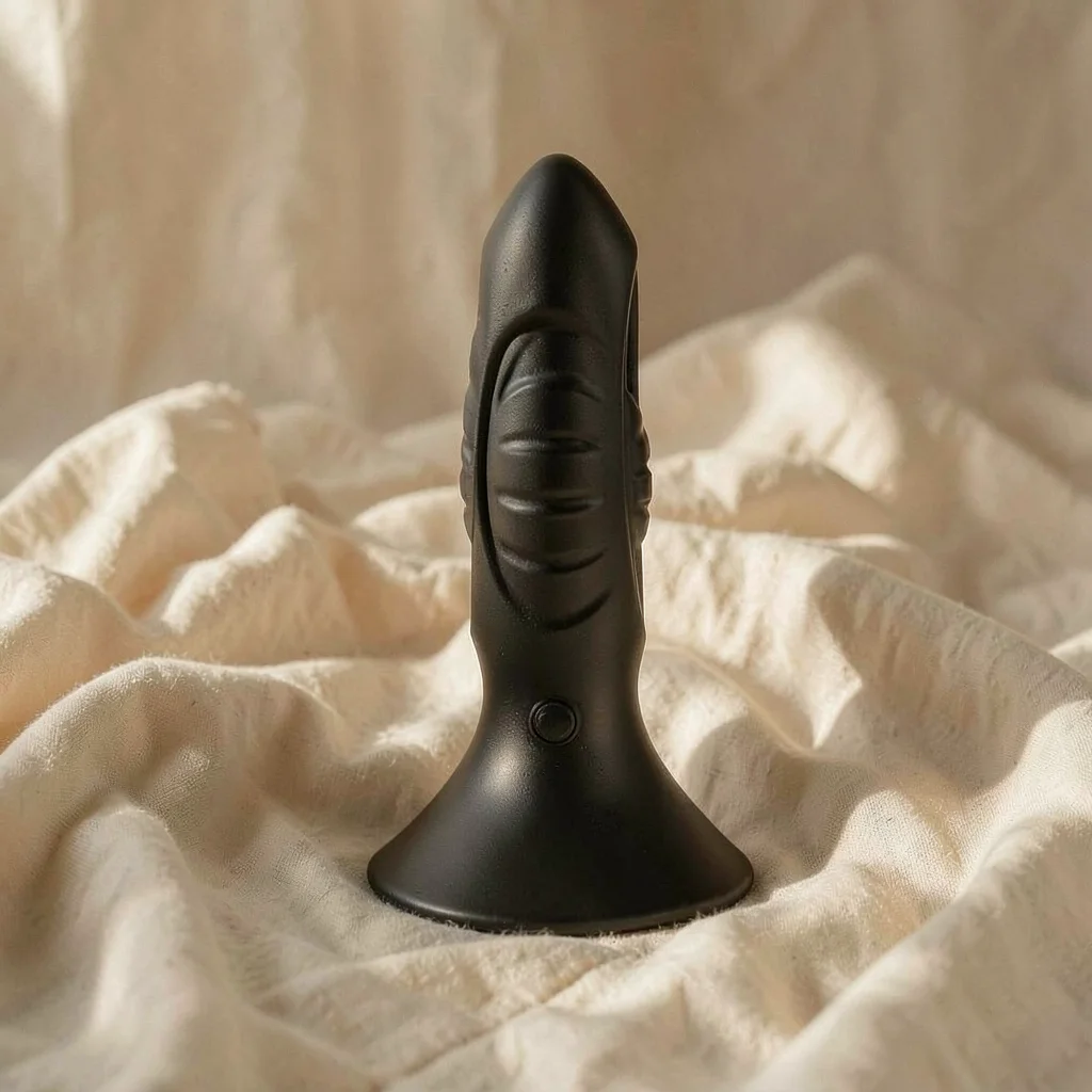 Vibratore e plug anale in silicone — Armony