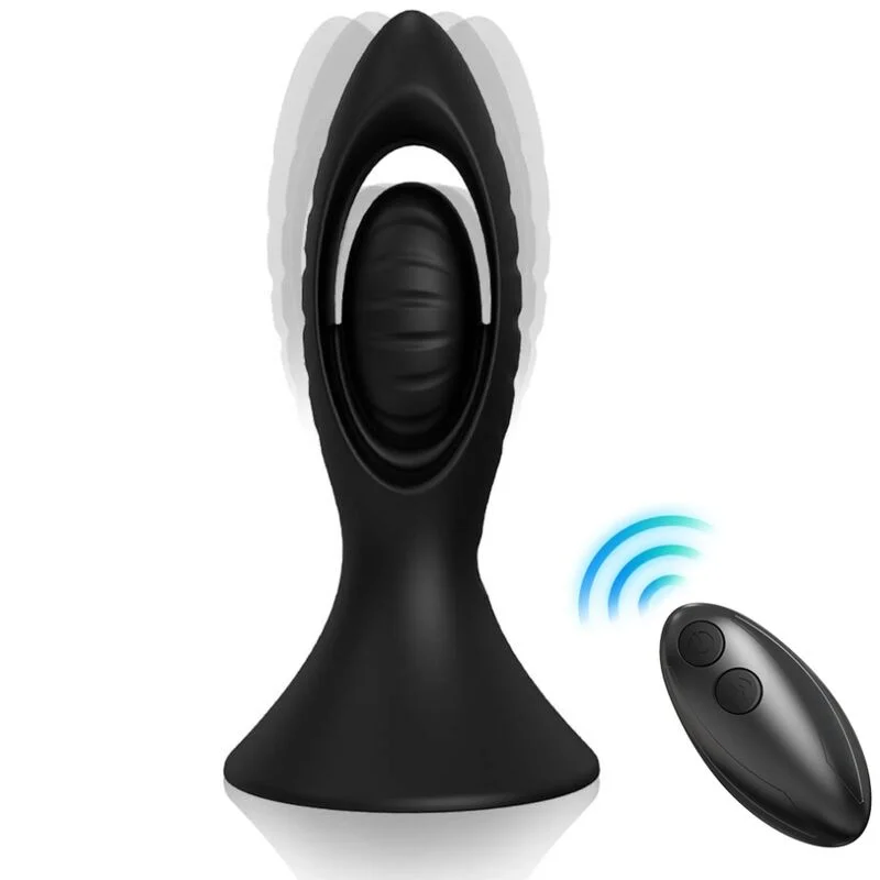 Vibratore e plug anale in silicone — Armony