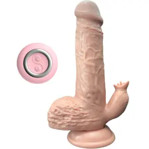 Vibratore con Stimolatore e Spinta 19 cm — Armony