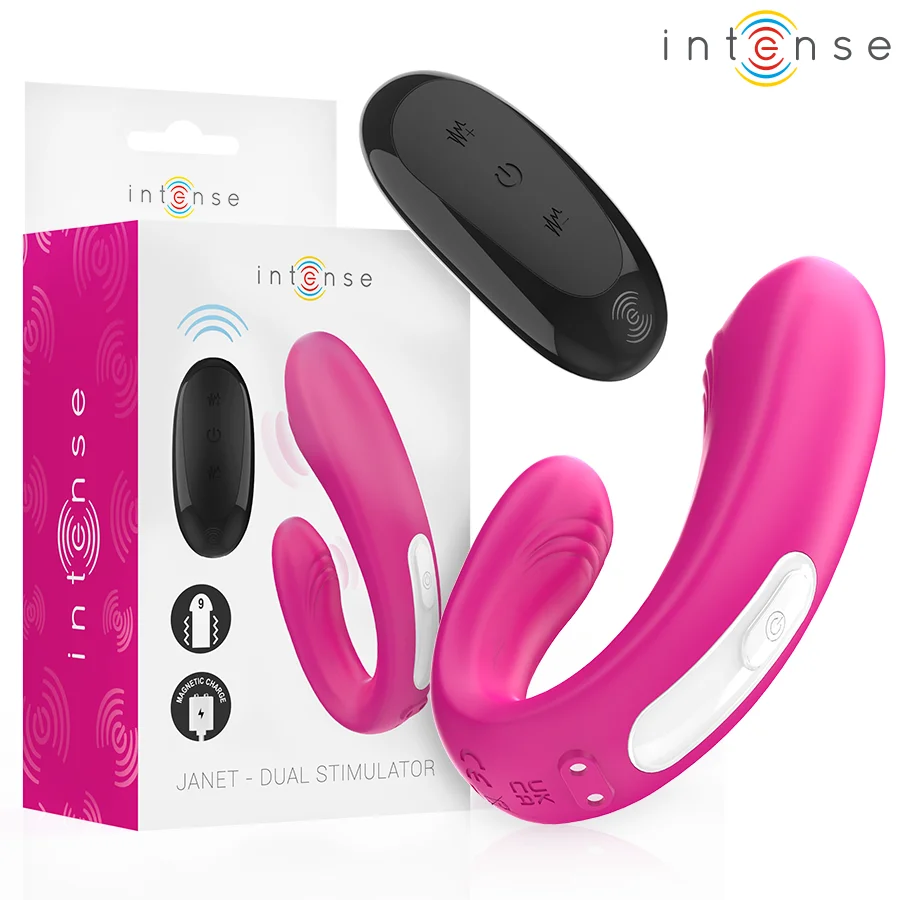 Janet Doppio Stimolatore Rosa — Intense