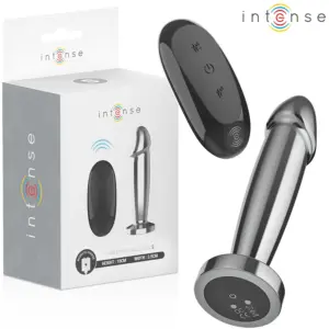 Plug Dildo Vibrante in Metallo S — Intense