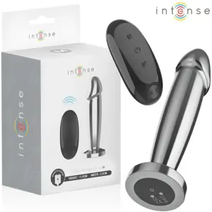 Plug Dildo Vibrante in Metallo M — Intense